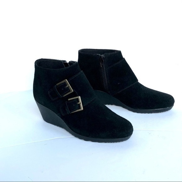 Munro Boots Drew Wedge Ankle Bootie 6M - Picture 9 of 9